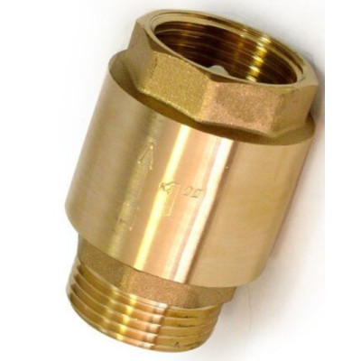 Клапан зворотний 1" M×1"F (латунь)