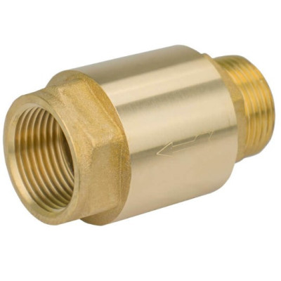 Клапан зворотний 1" M×1"F (латунь) Клапан зворотний 1" M×1"F (латунь)