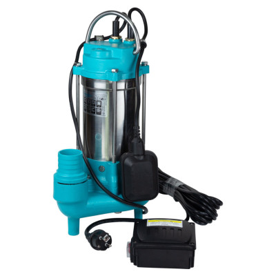 Каналізаційний Насос 0.75 кВт Hmax 12м Qmax 225л/хв з ножем (нерж) AQUATICA насос дренажний