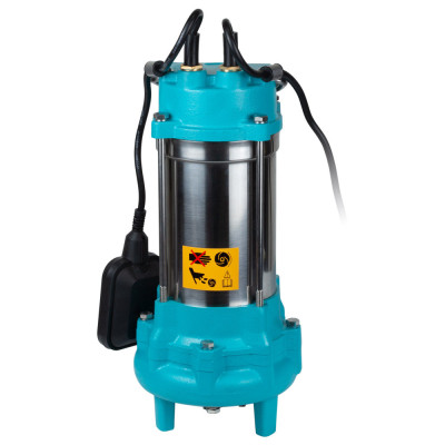 Каналізаційний Насос 0.75 кВт Hmax 12м Qmax 225л/хв з ножем (нерж) AQUATICA насос дренажний