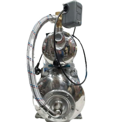Насосна станція нержавійка Кенле JS 100 1.1кВт з гідроакумулятором 24 л поверхневий відцентровий насос
