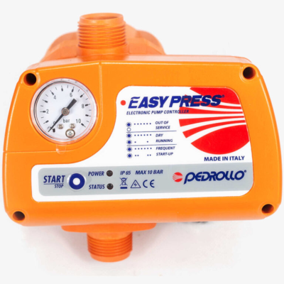 Автоматичні регулювальники тиску Pedrollo EASYPRESS 2М 2.2 BAR електронне реле Італія прес-контроль
