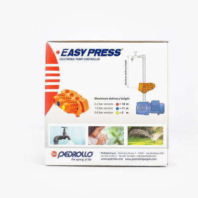Автоматичні регулювальники тиску Pedrollo EASYPRESS 2М 2.2 BAR електронне реле Італія прес-контроль
