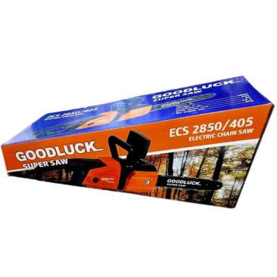 Ланцюгова електропилка GoodLuck Super ECS 2850/405 пила для дерева електрична Ланцюгова електропилка GoodLuck Super ECS 2850/405 пила для дерева електрична