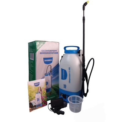 Обприскувач на акумуляторі 10 літрів Dozer CL-10B електрообприскувач ранцевий для саду