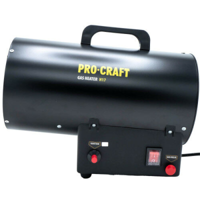 Теплова гармата з терморегулятором Procraft H17 для обігріву приміщень прямого нагріву Теплова гармата з терморегулятором Procraft H17 для обігріву приміщень прямого нагріву