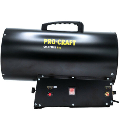 Теплова гармата з терморегулятором Procraft H33 для обігріву приміщень прямого нагріву