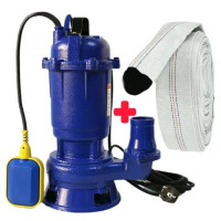 Побутовий дренажний насос фекальний Rona WQD12 з подрібнювачем 2000 Вт, занурювальний насос для відкачування фекалій Побутовий дренажний насос фекальний Rona WQD12 з подрібнювачем 2000 Вт, занурювальний насос для відкачування фекалій