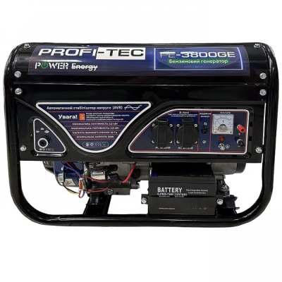 Портативний генератор на бензині Profi-Tec PE3300G з ручним стартом