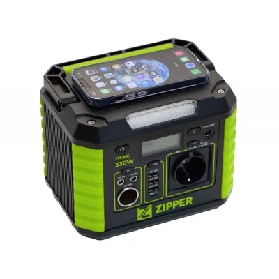 Портативна зарядна станція освітлення Zipper ZI-PS330 з бездротовою зарядкою Портативна зарядна станція освітлення Zipper ZI-PS330 з бездротовою зарядкою